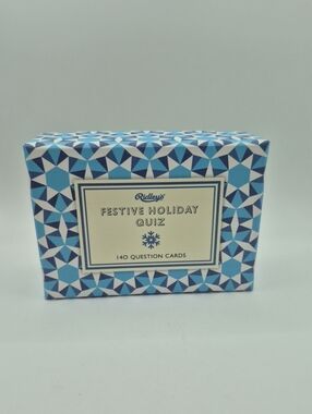 Festive Holiday Quiz 140 Question Cards Ridley's Games 2019 - New